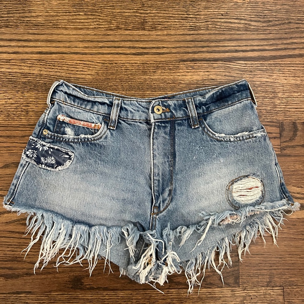 Pilcro Free People Women's Denim Shorts- Size 26